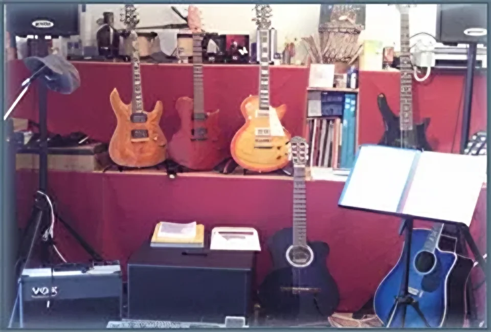 Les guitares du studio